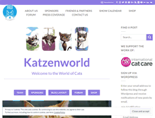 Tablet Screenshot of katzenworld.co.uk